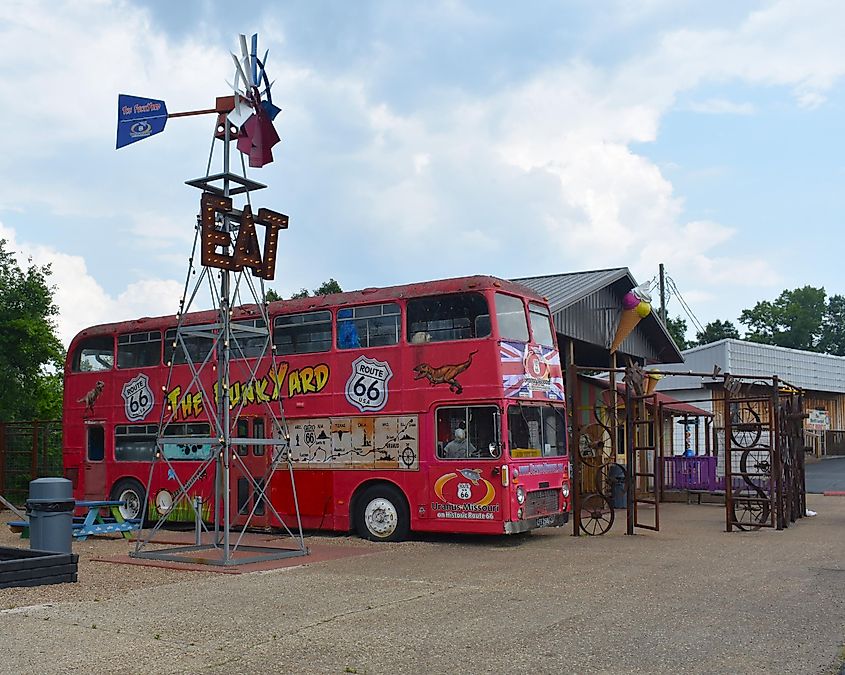 Uranus Fudge Factory, a tourist attraction near Fort Leonard Wood in St. Robert, Missouri.