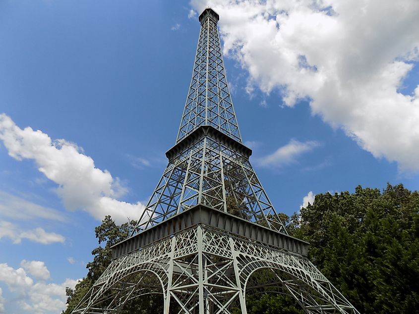 Eiffel Tower Replica in Paris, Tennessee.