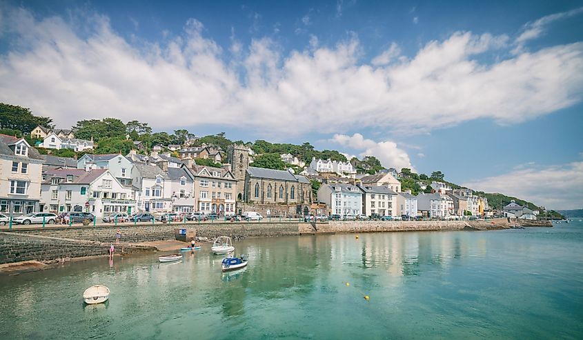 Scenic coastal town on the north side of the estuary of the River Dyfi in Aberdyfi