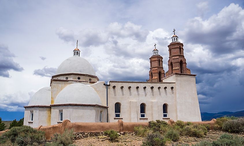 A historic monks outpost near Alamosa in Colorado.