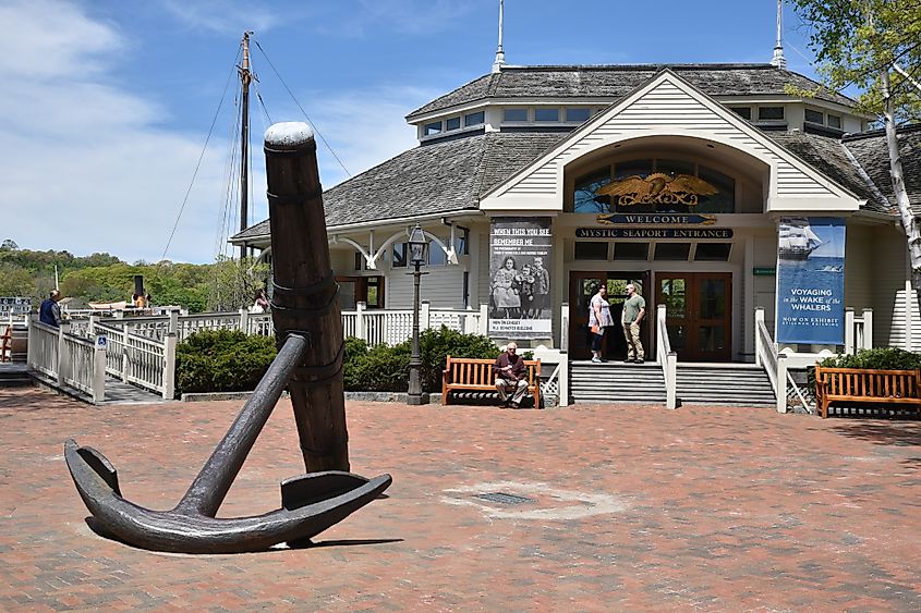 The Mystic Seaport Museum in Connecticut.