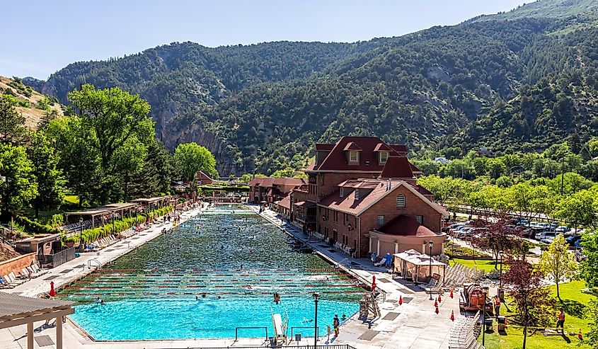 Springs in Glenwood Springs, Colorado.