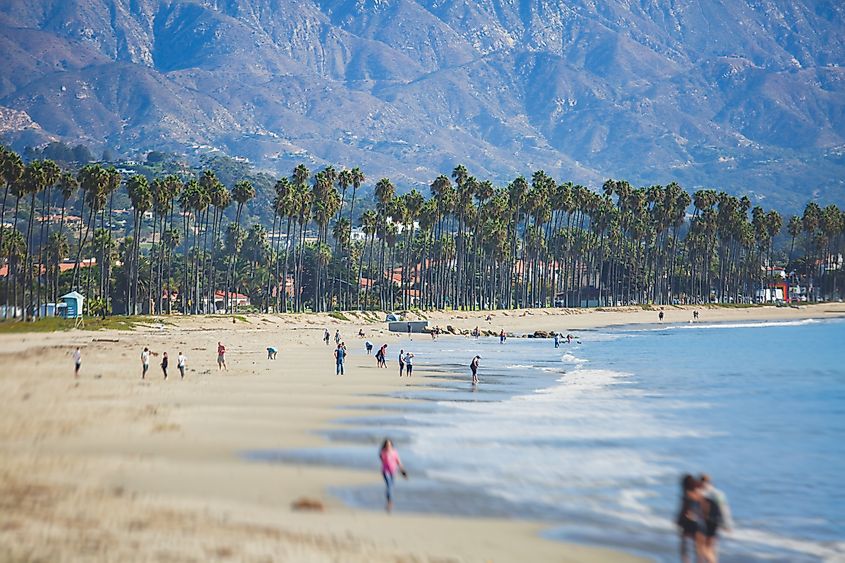 Santa Barbara oceanfront on another sunny day. 