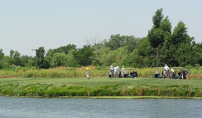 Sand Creek Station Golf Course.