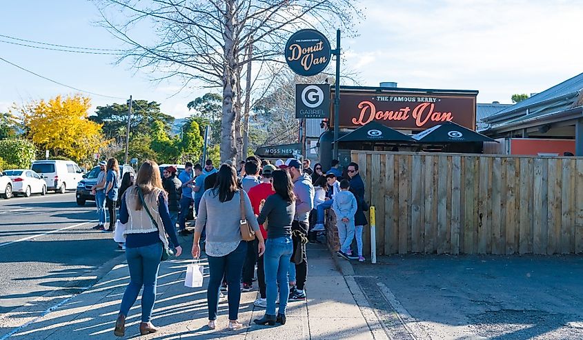 Donut Van in Berry, New South Wales.