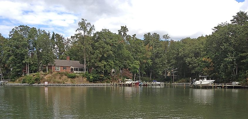 Carter's Creek off the Rappahannock River, Irvington, Virginia