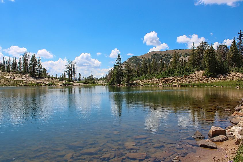 Lofty Lake in the High Uintas of Utah.