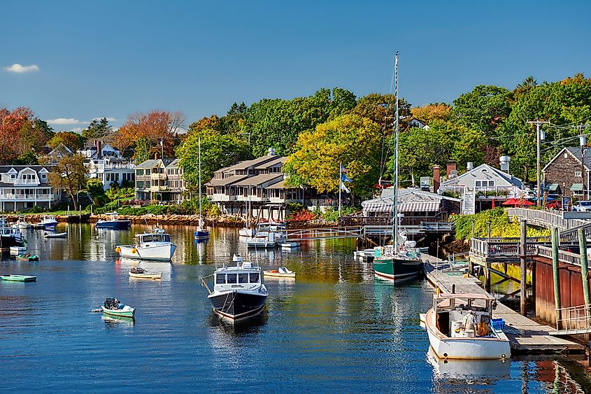 Fall colors in Ogunquit, Maine.