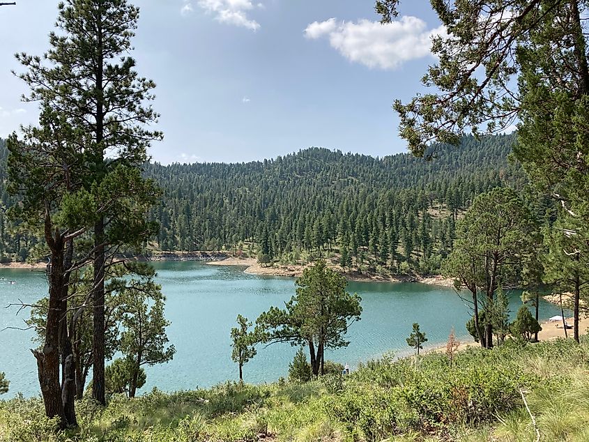 Grindstone Lake in Ruidoso, New Mexico.