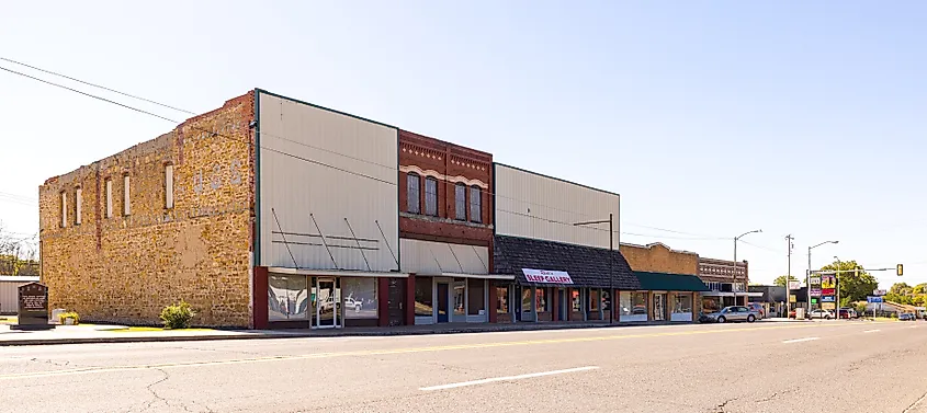 Downtown Sulphur, Oklahoma.