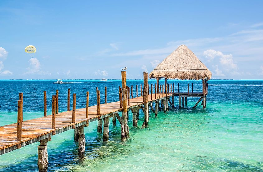 A beach destination in Mexico.