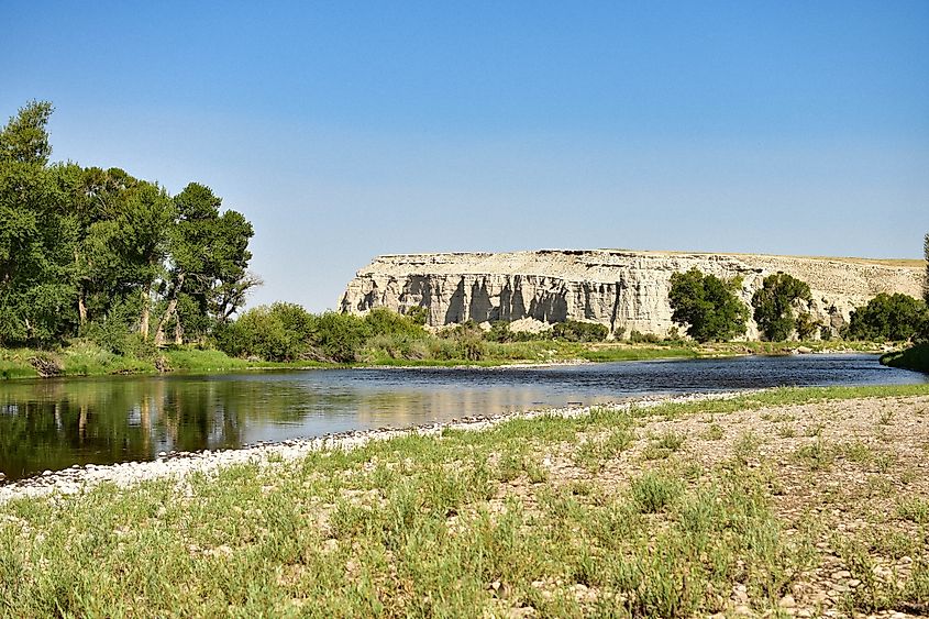 North Platte River near Saratoga, Wyoming.