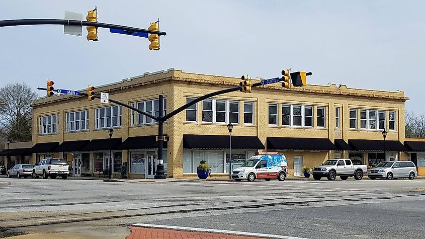 Burdette building in Simpsonville, South Carolina