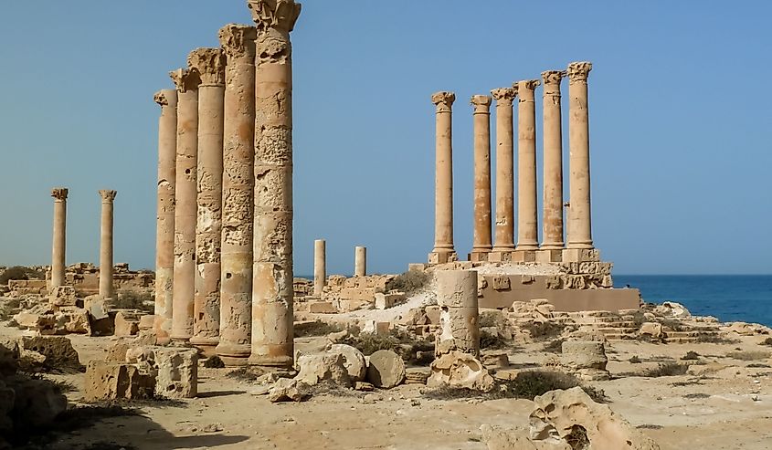 Temple of Isis in Libya.