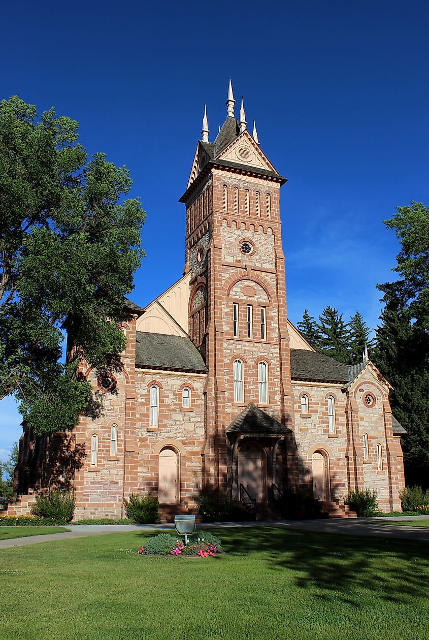 Stone Tabernacle (Bear Lake Stake Tabernacle), c. 1889.