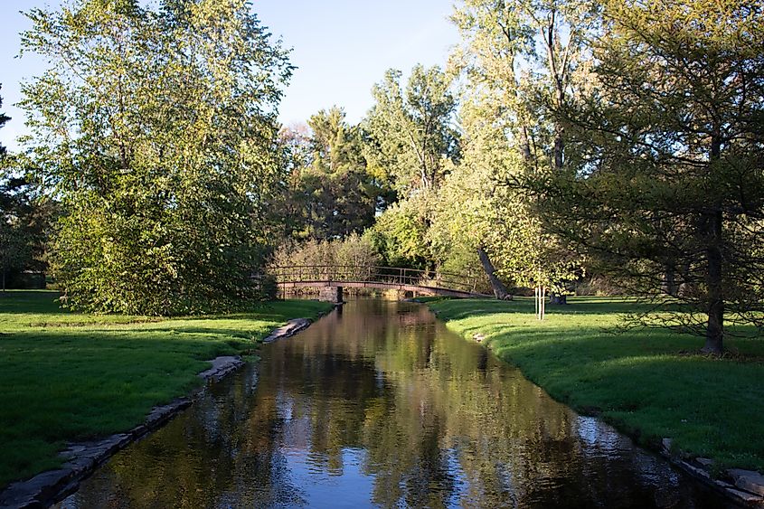 Iverson park in Stevens Point Wisconsin