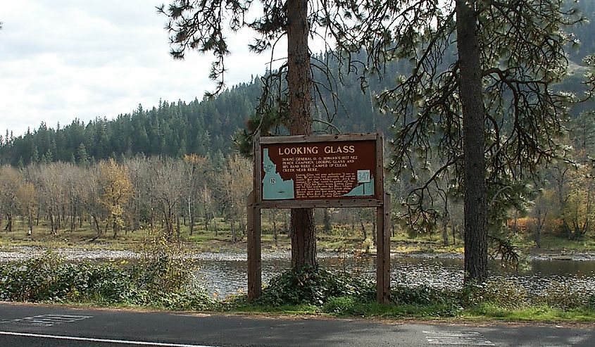 Northwest Passage Scenic Byway - Looking Glass Camp, Idaho.