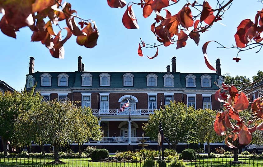 The historic Martha Washington Inn & Spa in Abingdon, Virginia.