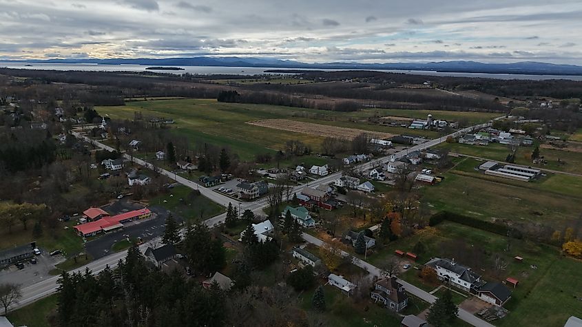 South Hero, VT, from the northeast.