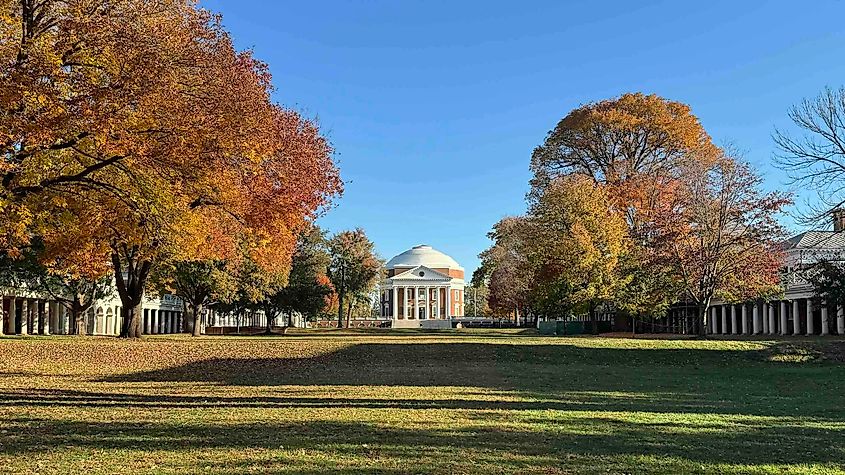 The Rotunda and The Lawn at UVA Photo by Bryan Dearsley