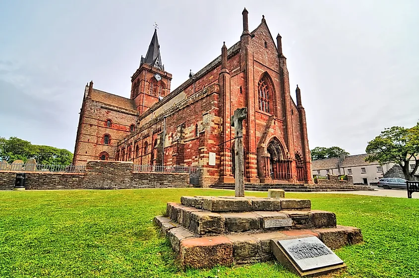 St. Magnus Cathedral in Kirkwall, Scotland