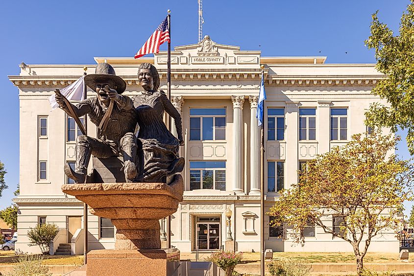 Noble County Courthouse in Perry, Oklahoma