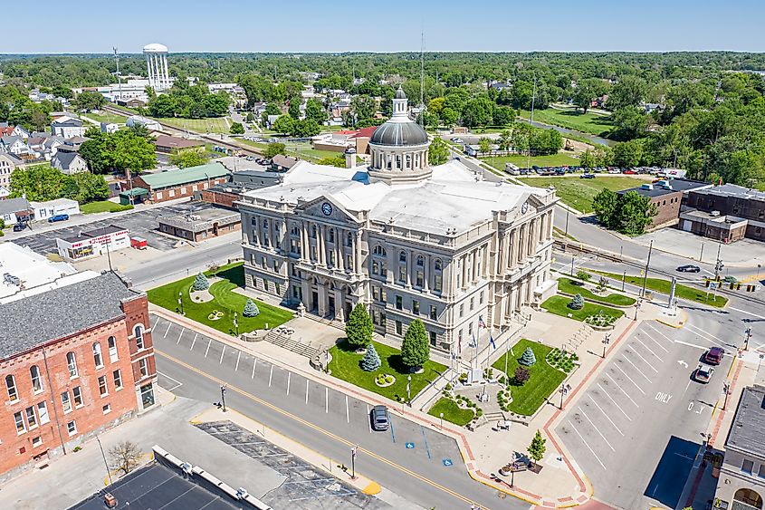 Huntington County CourthouseHuntington County Courthouse in Huntington, Indiana.