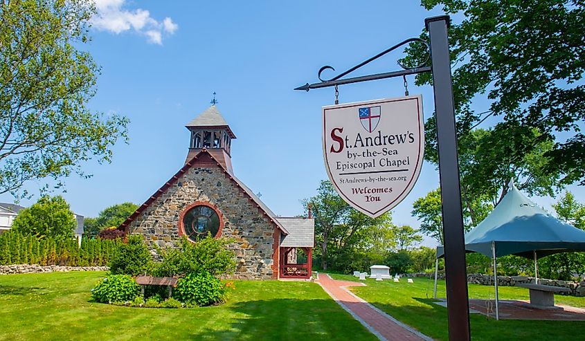 St. Andrew's by the Sea Episcopal Chapel of Rye, New Hampshire.