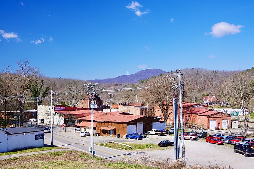 Oliver Springs, Tennessee, United States, viewed from State Route 62