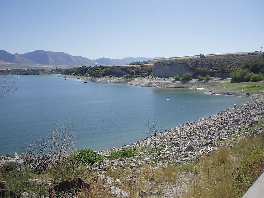 Hyrum Reservoir, Utah.