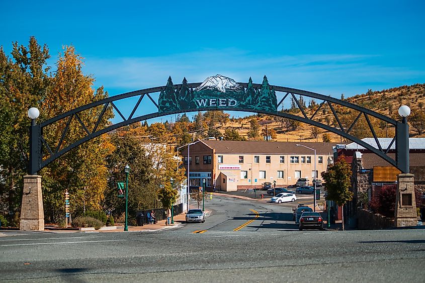 Main Street in Weed, California