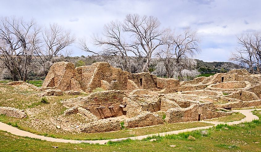 Ruins in Aztec, New Mexico.