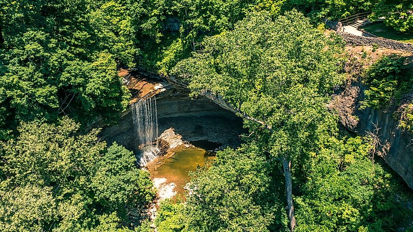 Clifty Falls State Park in Madison, Indiana.