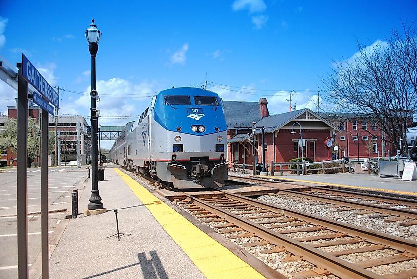 Gaithersburg train station