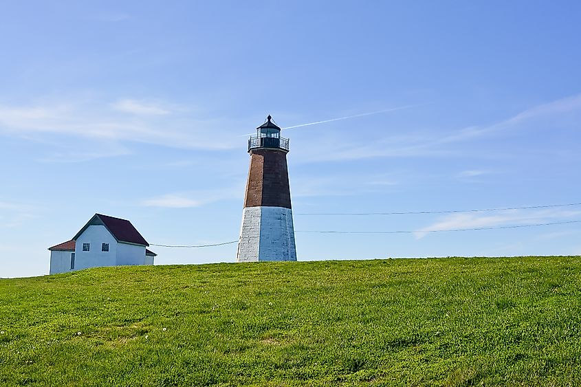 Point Judith Lighthouse, Narragansett, Rhode Island.