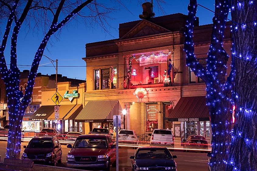 The Jersey Lily Saloon in Whiskey Row in Prescott, Arizona.
