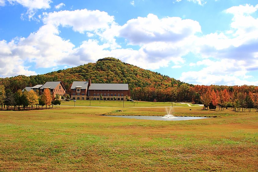 Fall foliage in Heber Springs, Arkansas.