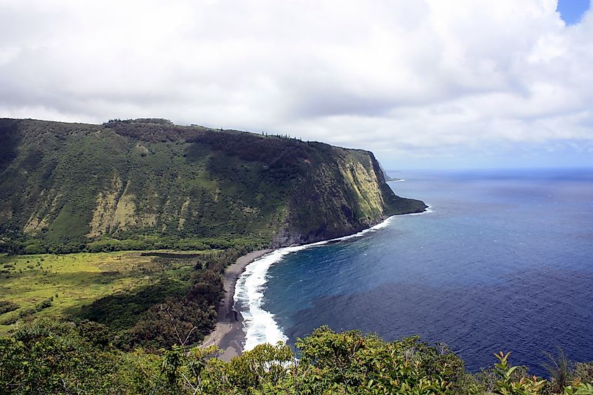 View of the Waipio Valley near Honoka'a.