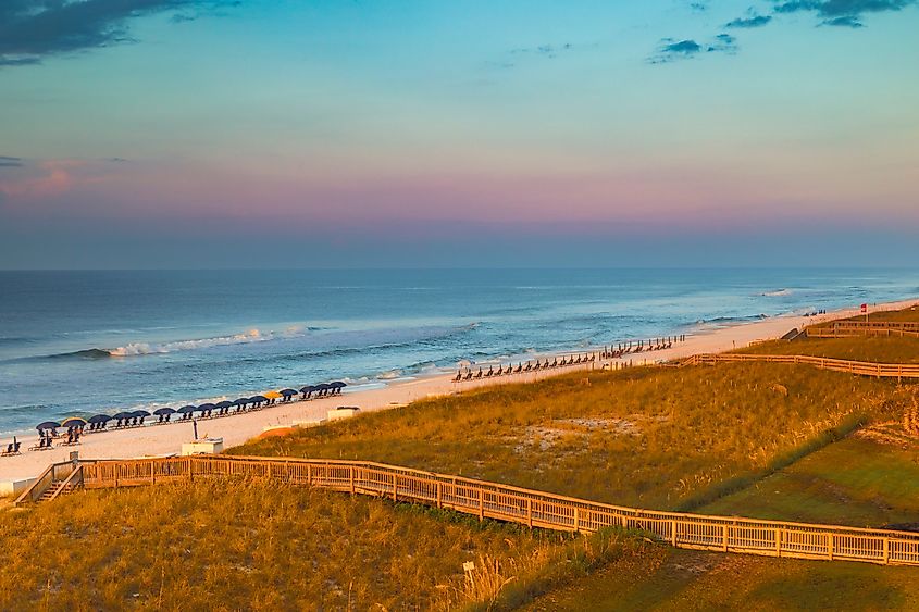 Navarre Beach along Florida's Gulf Coast