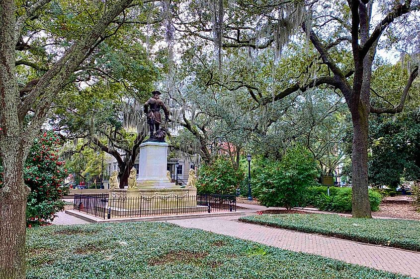 Chippewa Square Savannah image credit Bryan Dearsley copy