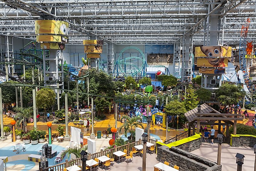 Mall of America in Bloomington. Editorial credit: Jeffrey J Coleman / Shutterstock.com