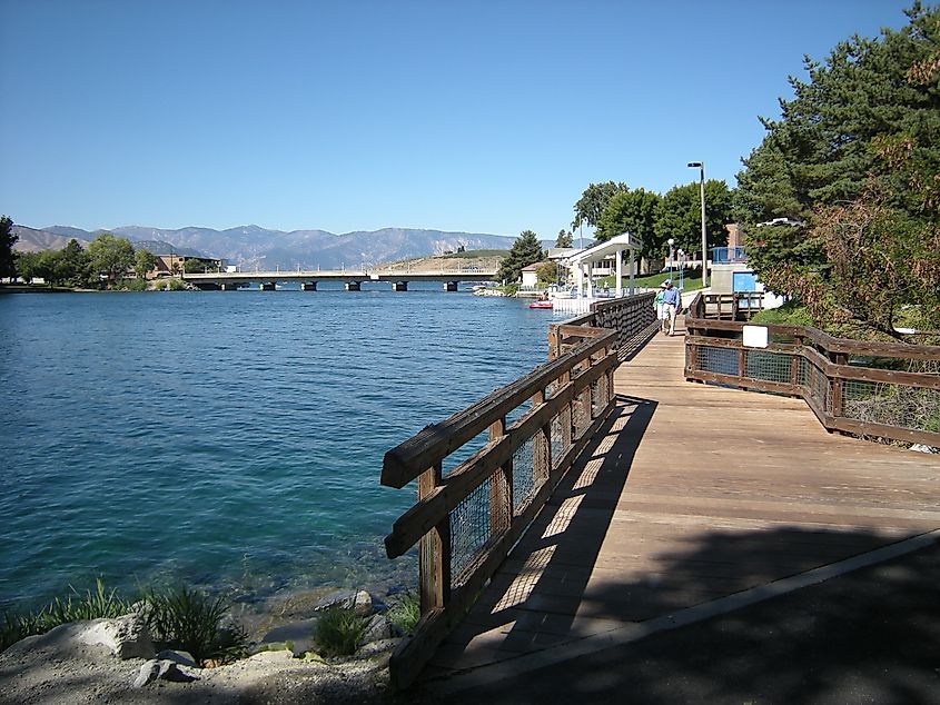 Riverwalk Park, Chelan, Washington.
