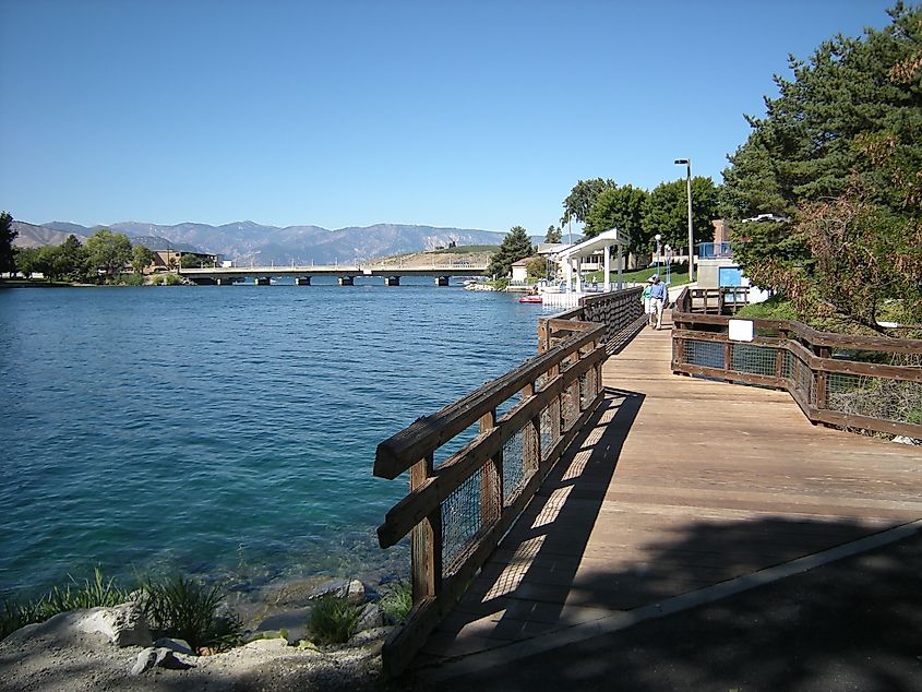 The Riverwalk in Chelan, Washington.