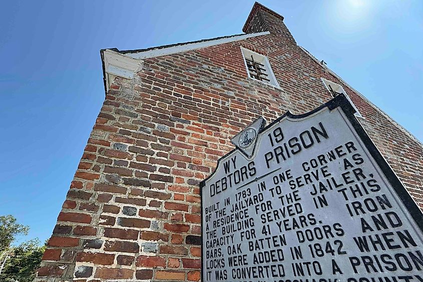 Accomac Ddebtors Prison Image credit Bryan Dearsley