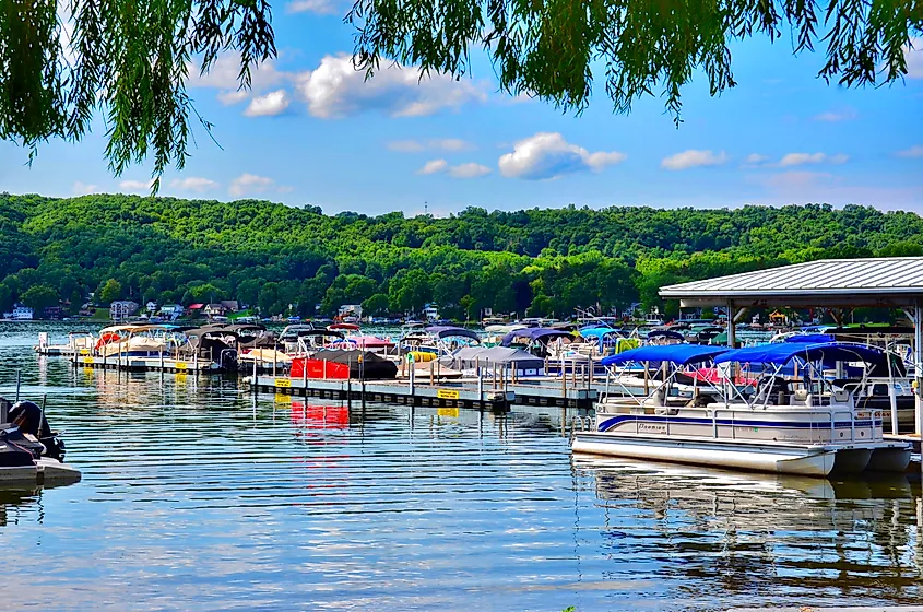 Keuka Lake Harbor in Penn Yan, New York.