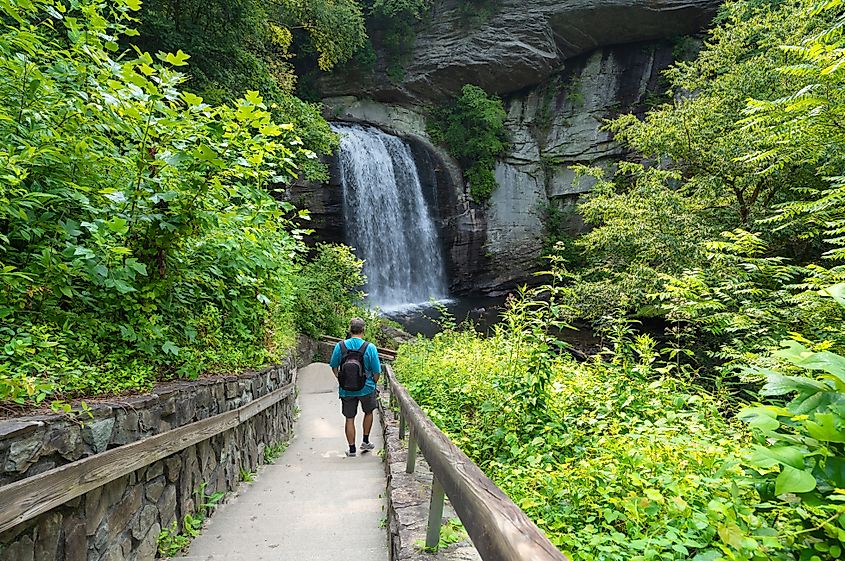 Looking Glass Falls near Brevard, Pisgah National Forest