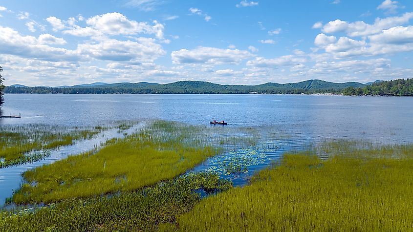 Lake Pleasant in Speculator, New York.