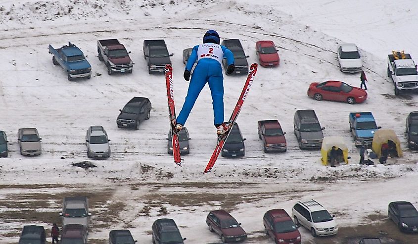 Westby Ski Jump.