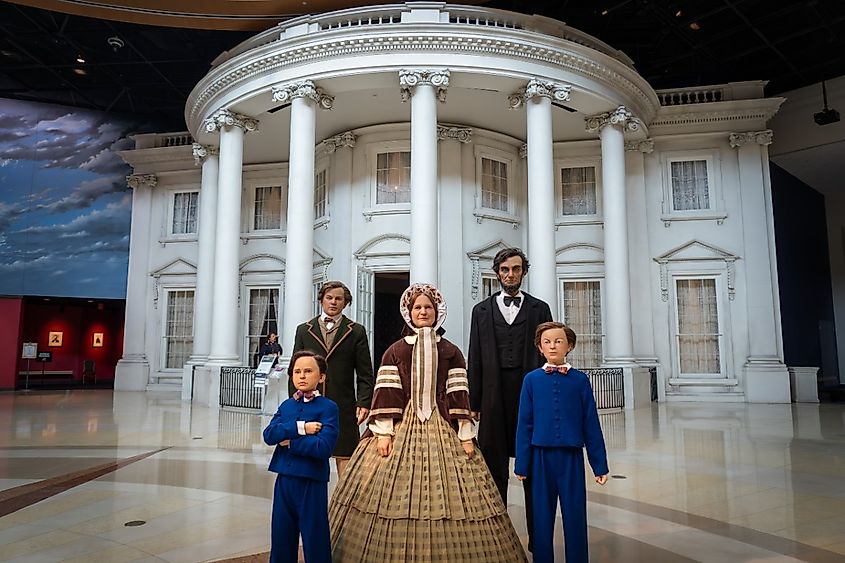 Abraham Lincoln Presidential Library and Museum, Springfield, Illinois.