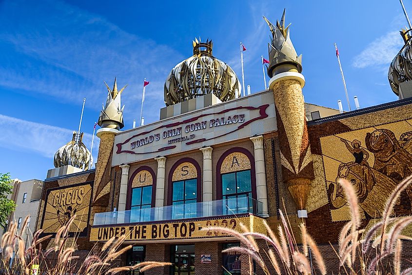 The World's Only Corn Palace in Mitchell, South Dakota.